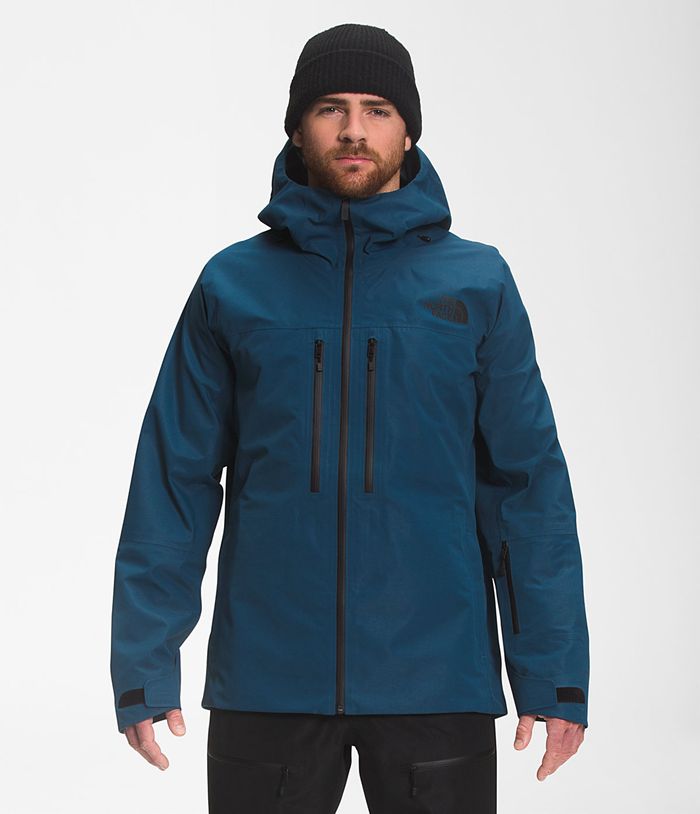 The North Face Skiing Jacket Ceptor Blue - Mens - Thailand XRIFA-7605